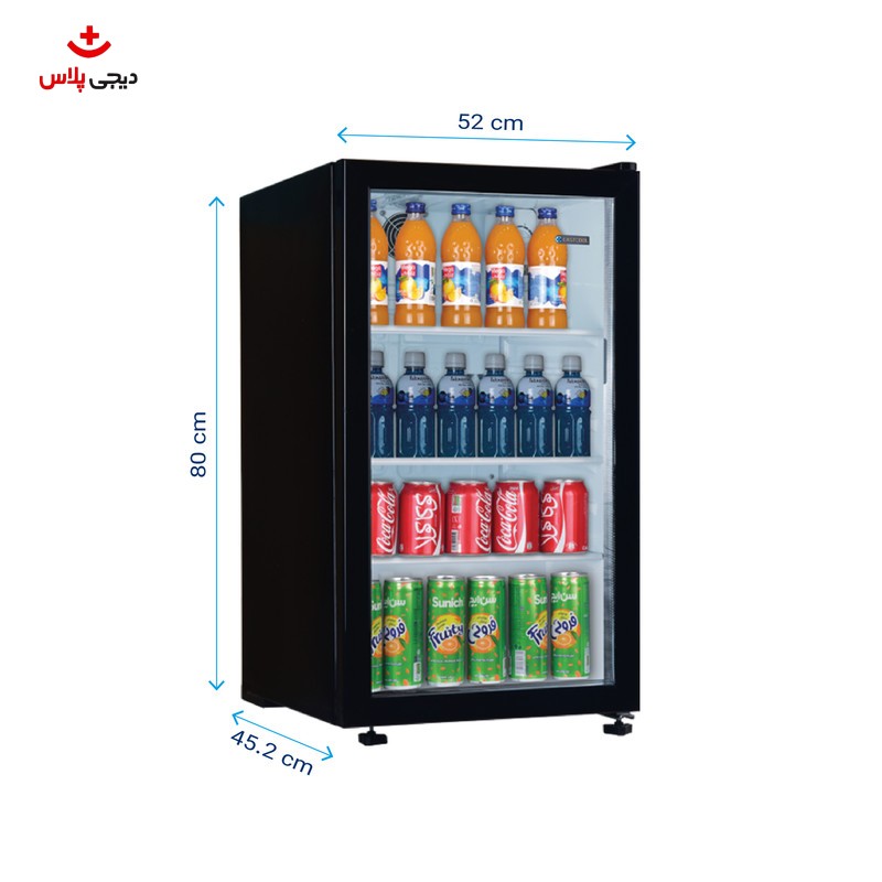 یخچال 5 فوت ایستکول مدل TM-4294-CS، با ارتفاع 80، پهنای 45 و عمق 52 سانتی متر، میزان مصرف انرژی C، دارای 4 طبقه در یخچال، دارای پایه های قابل تنظیم